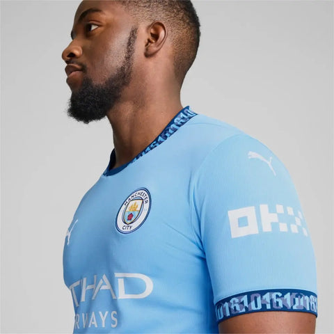 PUMA - Maillot Manchester City 24/25 Home Jersey  - Bleu - sportium store