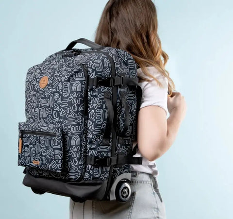 CABAIA - Valise Souple -55cm - AMIENS- Noir - sportium store