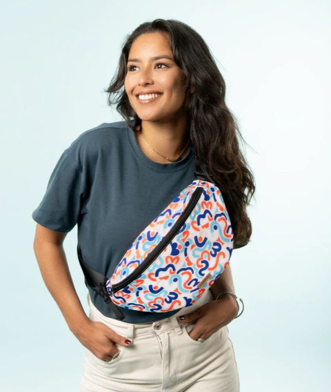 CABAIA - Sac Banane Maxi Réversible - BELT BAG - GOLD COAST sportium
