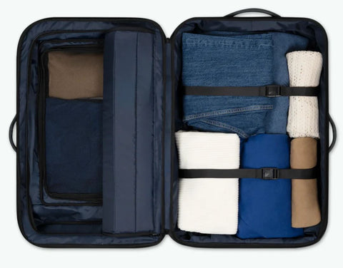CABAIA - Valise Souple Medium - 75L - Shiraz - Bleu sportium store