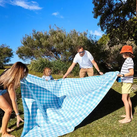 DOCK & BAY - Couverture de pique-nique Bleu - sportium store