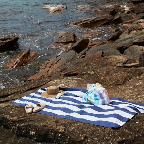 DOCK & BAY - Sac de Plage Pliable - Vagues Arc-en-ciel - sportium store