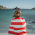 DOCK & BAY - Serviette de plage - XL (200x90cm) - CABANA - Séchage Rapide - Corail Honolulu sportium store 24