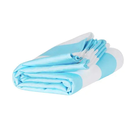 DOCK & BAY - Serviettes de Plage - XL (200x90cm) - Séchage Rapide - Bleu Bacatar - sportium store