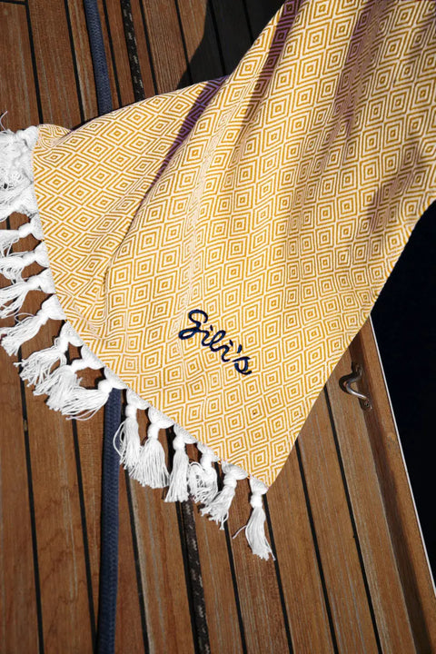 GILI'S - Fouta en Coton - Jaune - sportium store