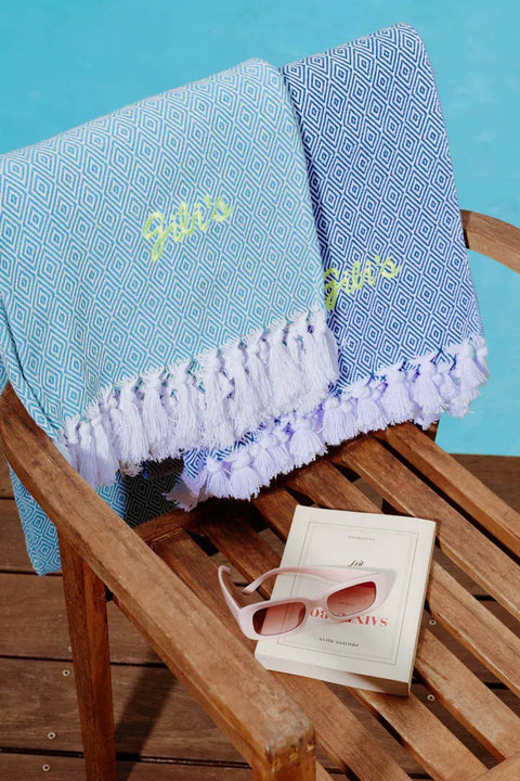 GILI'S - Fouta en Coton - vert d’eau - sportium store