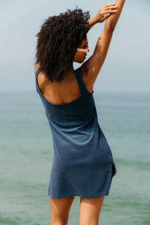 GILI'S - Robe éponge - Marine - Pour Femme - sportium store