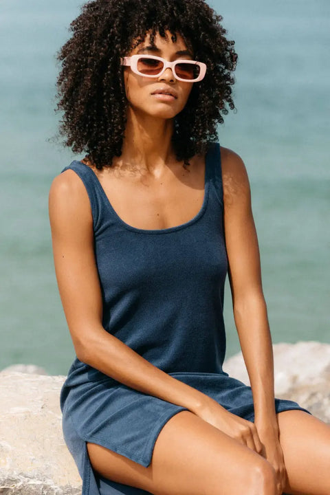 GILI'S - Robe éponge - Marine - Pour Femme - sportium store