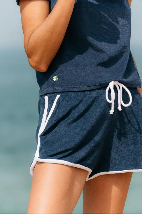 GILI'S - Short Eponge - Marine - Pour Femme