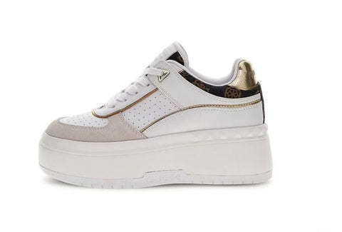 GUESS - Baskets RIDGEE - Blanc - Pour Femme sportium store