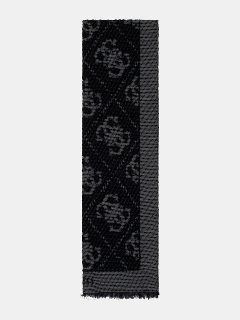 GUESS - Écharpes Salzburg - logo 4G - Noir sportium store
