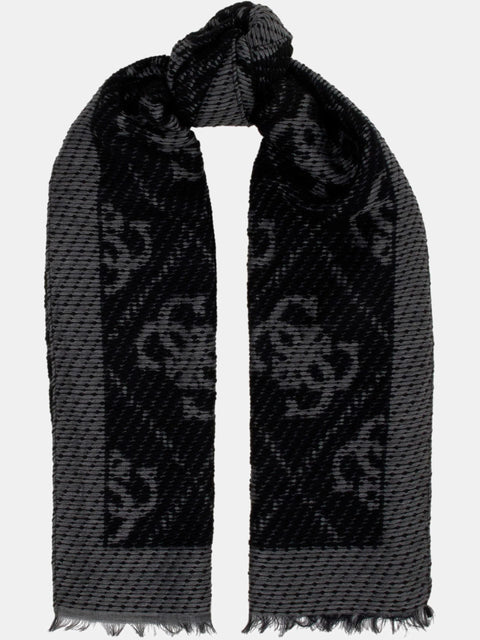 GUESS - Écharpes Salzburg - logo 4G - Noir sportium store