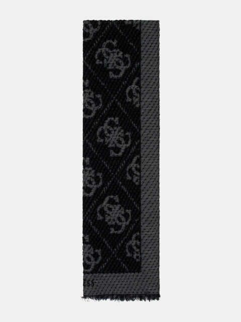 GUESS - Écharpes Salzburg - logo 4G - Noir sportium store