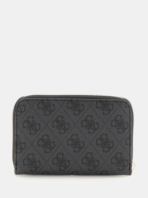 GUESS - Portefeuille Laurel - logo 4G - Noir Multi sportium store