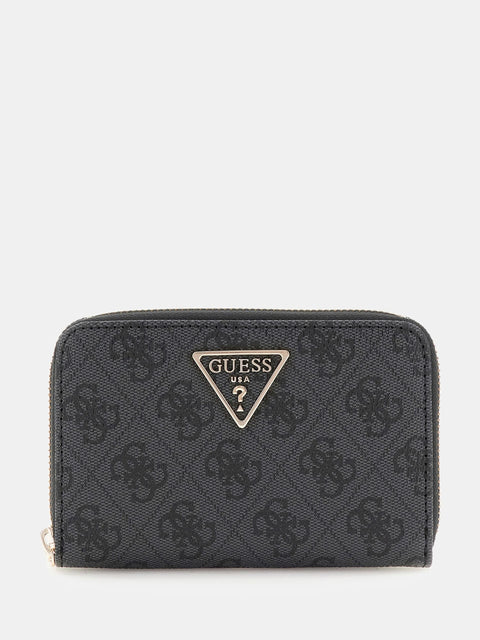 GUESS - Portefeuille Laurel - logo 4G - Noir Multi sportium store