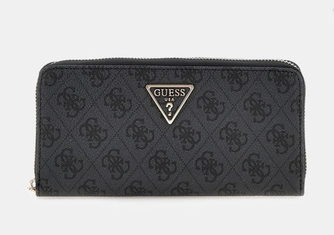 GUESS - Portefeuille Maxi Laurel - logo 4G - Noir sportium store