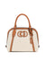 GUESS - Sac à main Sebina charm - logotypé - Beige Caramel sportium store
