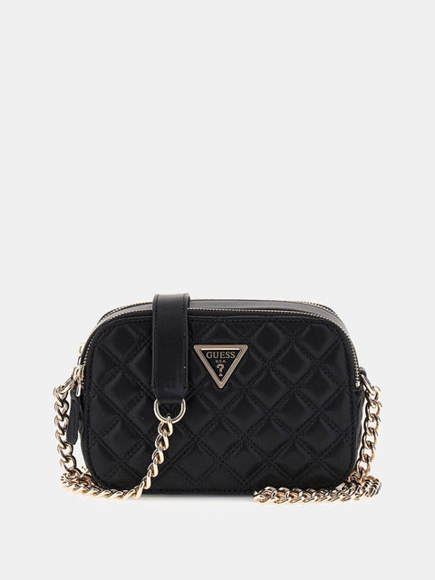 GUESS - Sac à bandoulière Giully surpiqué - Noir sportium store