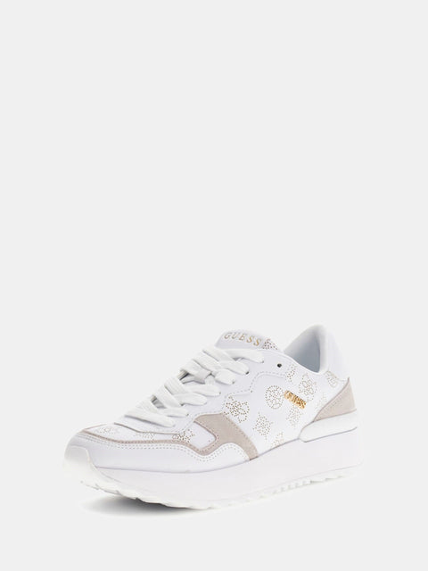 GUESS - Baskets De Running - VINSA Cuir Mélangé sportium store