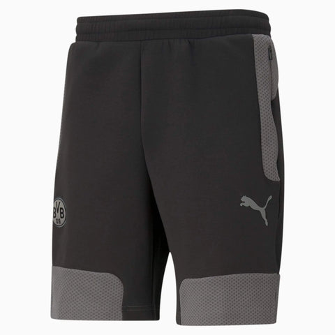 PUMA - Short de Football  - Homme - BVB Evostripe - Noir|Gris - sportium store
