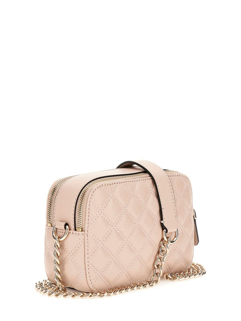 GUESS - Sac à bandoulière Giully surpiqué - Light Beige sportium store