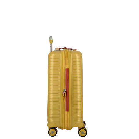JUMP - Valise 4 roues - ÉVAÉ - Extensible - 55 cm - Jaune sportium V24