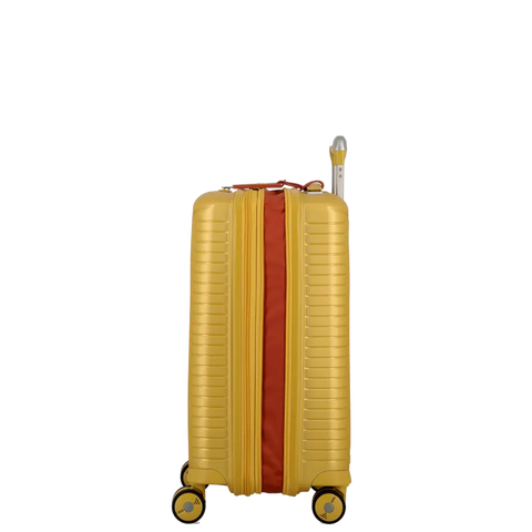 JUMP - Valise 4 roues - ÉVAÉ - Extensible - 55 cm - Jaune sportium V24