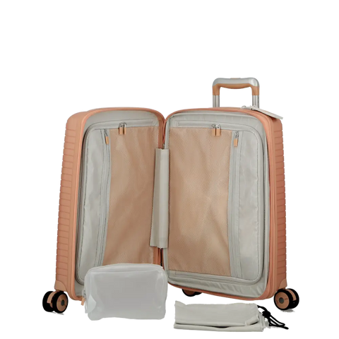 JUMP - Valise 4 roues - ÉVAÉ - Extensible - 55 cm - rose - sportium store