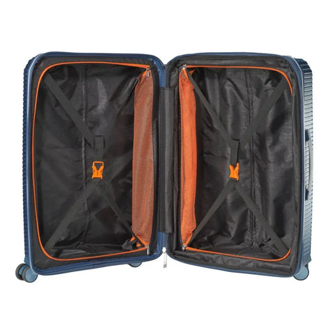 JUMP - Valise Moyenne  - SONDO - Extensible - 4 roues - 66 cm - bleu