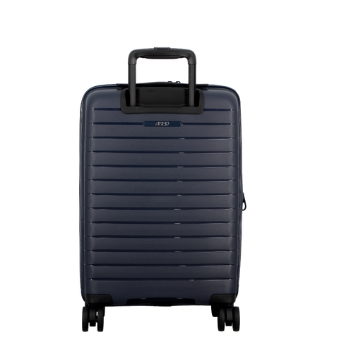 JUMP - Valise 4 roues - STRIPER - Extensible - 55 cm - bleu foncé