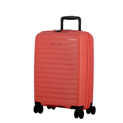JUMP - Valise 4 roues - STRIPER - Extensible - 55 cm - Corail