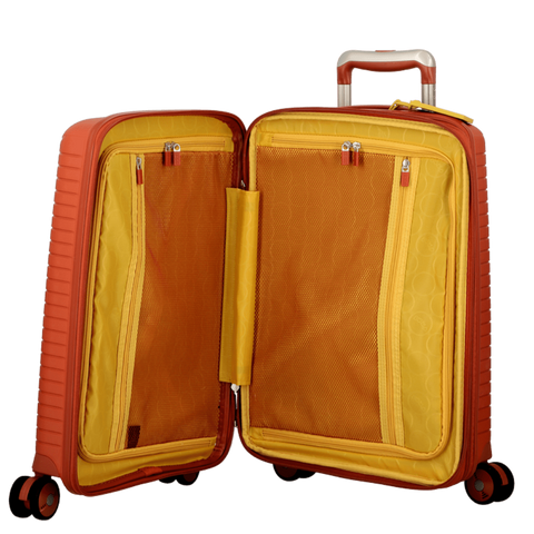 JUMP - Valise 4 roues - ÉVAÉ - Extensible - 55 cm - Terracotta