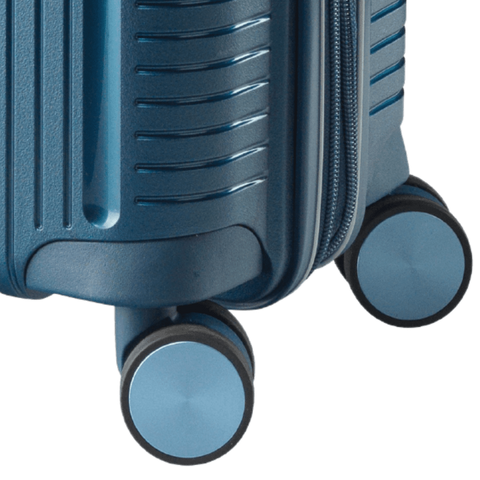 JUMP - Valise Cabine - SONDO - Extensible - 4 roues - 55cm - bleu