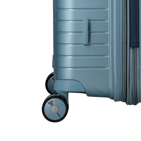 JUMP - Valise 4 roues - ÉVAÉ - Extensible - 66 cm - Bleu Ciel