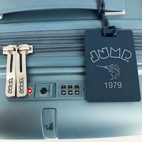 JUMP - Valise 4 roues - ÉVAÉ - Extensible - 66 cm - Bleu Ciel