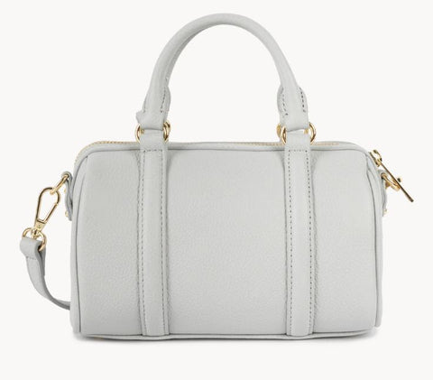 LANCASTER - Petit Sac Polochon zippé - Milano Ana - Gris Clair LANCASTER