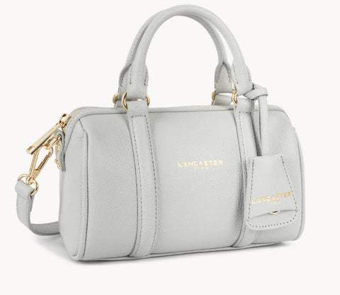 LANCASTER - Petit Sac Polochon zippé - Milano Ana - Gris Clair LANCASTER