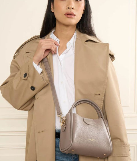 LANCASTER - Petit Sac à Main - Ida Double - Galet sportium store