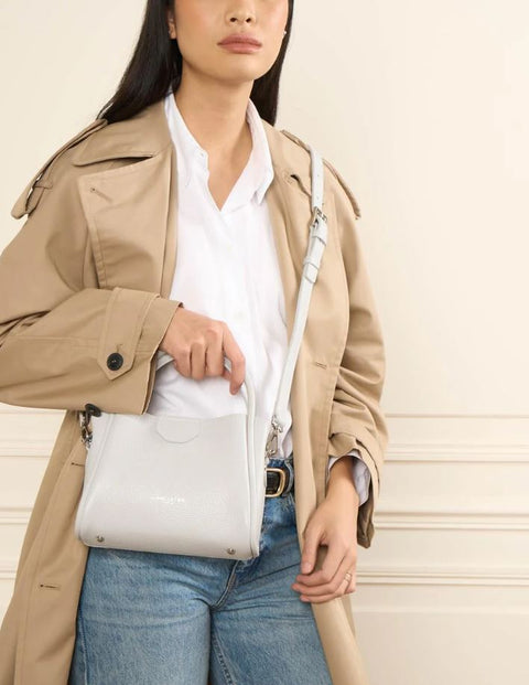 LANCASTER - Petit Sac à Main - Ida Double - Gris Clair sportium store