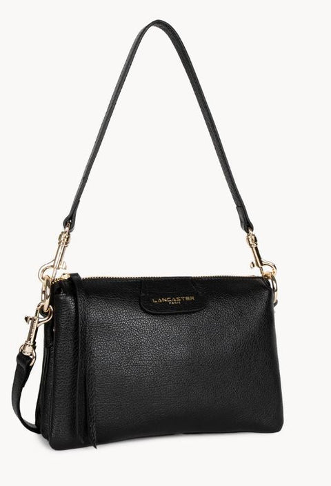 LANCASTER - Pochette Zippé M - Dune - Noir sportium store