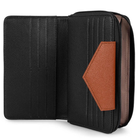 LANCASTER - Portefeuille Compagnon dos à dos - MAYA - Noir sportium store