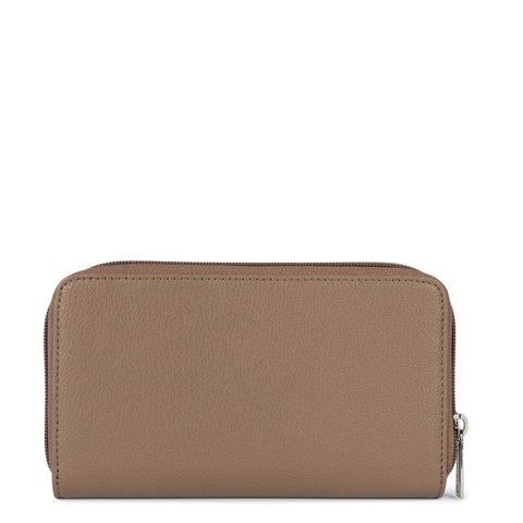 LANCASTER - Portefeuille Compagnon dos à dos - MAYA - Taupe sportium store