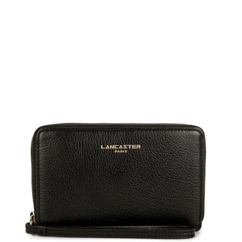 LANCASTER - Portefeuille Zippé - DUNE - noir - sportium store