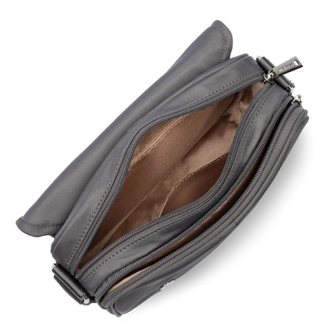 LANCASTER - Sac Gibecière - à Bandoulière - Basic Vita - Gris sportium store