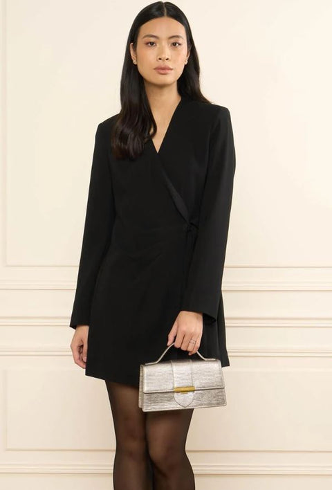 LANCASTER - Sac Baguette à Rabat - Exo Ily - Champagne lézard sportium store