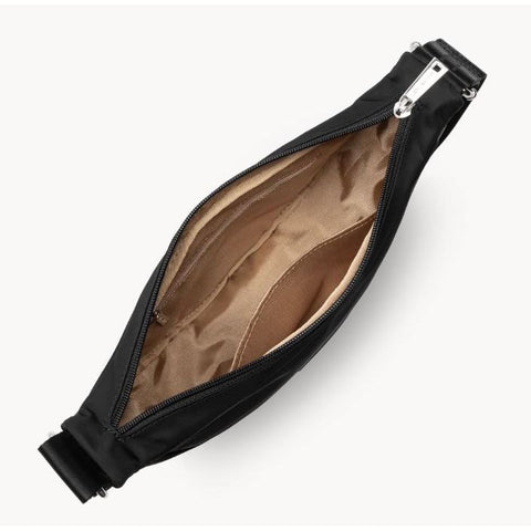 LANCASTER - Sac Banane zippé - Basic Vita - Noir sportium store