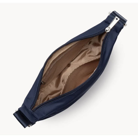 LANCASTER - Sac Banane zippé - Basic Vita - Bleu Foncé sportium store