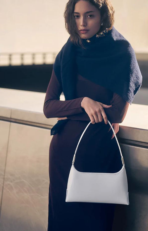 LANCASTER - Sac Baguette à Main - Suave Ace - Gris Clair sportium V24