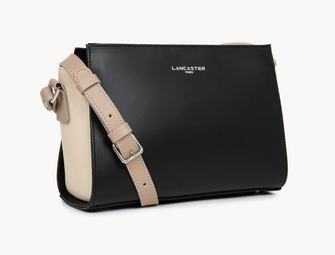 LANCASTER - Sac à Main - Smooth - Noir - Nude clair - Nude foncé sportium store