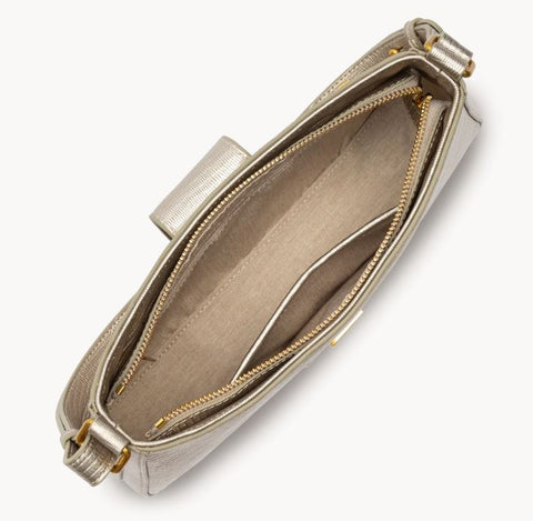 LANCASTER - Sac à bandoulière - Exo Ily - Champagne lézard sportium store